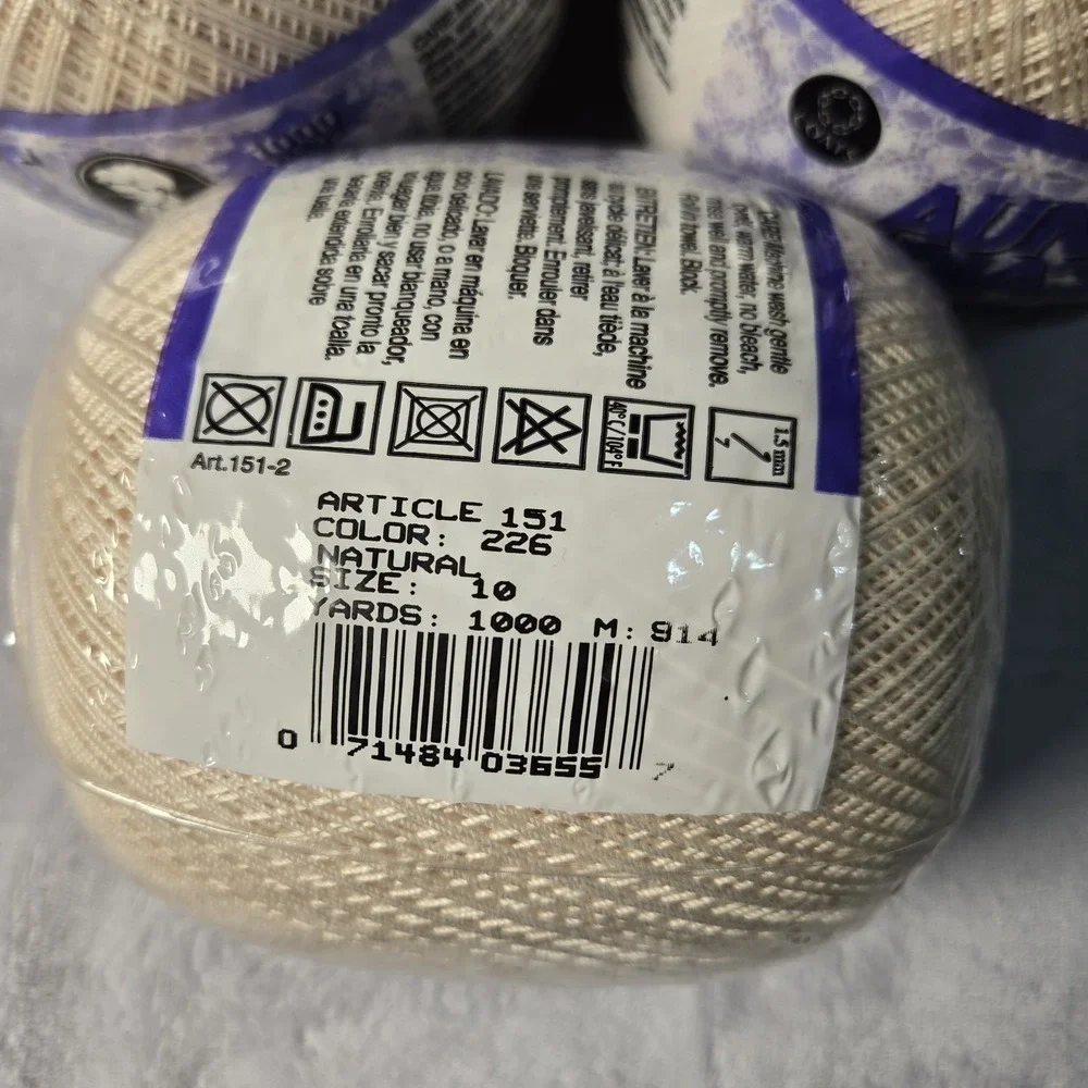 Aunt Lydias Crochet Thread Size 10 Lot Of 4 NEW‎